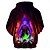 billige Hættetrøjer-Morder Jason Voorhees Hattetrøje Pullover Halloween 3D Grafisk Til Par Herre Dame Voksne Halloween Karneval Maskerade 3D-udskrivning Fest Afslappet / Hverdag