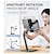 cheap Phone Holder-Phone Stand Phone Mount for Car Windshield Rotatable Foldable Retractable Phone Holder for Office Desk Headboard Compatible with iPad Tablet All Mobile Phone Phone Accessory