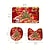 billige Christmas Bath-Baderom Badematter Jul 3 PC Badet Matte Sett Flonel Antiskli