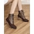 ieftine anii 1920-botine de damă vintage negre cu șireturi – cizme retro din piele în stil victorian cu toc mijlociu pentru ținute casual și formale
