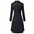 economico Cime-Punk &amp; Gotico Steampunk Cappotto Trench Con cappuccio Taglie Forti Slim Fit Per donna Casual Quotidiano Adulti Cappotto Autunno &amp; Inverno