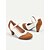 preiswerte 1950er Jahre-Zweifarbige Mary-Jane-Pumps im Vintage-Stil für Damen mit Brogue-Details – Retro-Schuhe mit Blockabsatz für Partys und formelle Anlässe