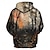 billige Rædsel-Halloween Spøgelse Græskar Hattetrøje Pullover Halloween 3D Frontlomme Grafisk Til Par Herre Dame Voksne Halloween Karneval Maskerade 3D-udskrivning Fest Festival