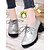 economico Anni &amp;#39;50-scarpe oxford brogue con tacco spesso e lacci azzurri da donna – tacchi a spillo di ispirazione vintage per abbigliamento casual e da ufficio