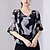 voordelige Toppen en Sets-Latijnse dans Top Kant Prints Pure Kleur Dames Prestatie Opleiding Halve mouw Hoog Nylon