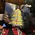 abordables Adornos-Tarjeta emergente 3D con forma de árbol de Navidad, tarjeta de felicitación, tarjeta emergente de Feliz Navidad, tarjeta de vacaciones de invierno, regalo para Año Nuevo, Navidad