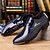 economico Formale-scarpe oxford in vernice da uomo - eleganti scarpe eleganti con lacci e design strutturato per occasioni speciali e di lavoro