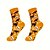 billiga herrstrumpor-Herr 4 Par Multipack Socka Crew strumpor Vardagliga strumpor Halloween strumpor Regnbåge Färg Pumpa Halloween Fladdermus Sport &amp; Utomhus Dagligen Semester Grundläggande Medium Höst vinter Mode Ledigt