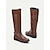 cheap Biker Boots-Women&#039;s Black Motorcycle Boots with Side Lace-Up and Buckle Detail - Stylish High Knee Riding Boots