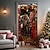 cheap Christmas Door Covers-Christmas Door Decorations Door Covers Horses Door Tapestry Door Curtain Decoration Backdrop Door Banner for Front Door Farmhouse Holiday Party Decor Supplies Indoor/Outdoor