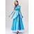 abordables Disfraces de mujer-Cenicienta Princesa Vestidos Traje de cosplay Cosplay Cosplay de película for Mujer Adulto Carnaval Mascarada Fiesta / Noche Despedida de Soltera
