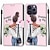 voordelige iPhone-hoesjes-telefoon hoesje Voor iPhone 14 Pro Max Plus 13 12 11 Pro Max Achterkant met standaard met polsband Kaartsleuf Retro TPU PU-nahka