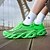 baratos Ténis para Homem-tênis esportivos masculinos de malha verde neon – tênis de corrida leves e respiráveis com design de sola exclusivo para uso esportivo e casual