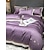 baratos Coleção de elite-Conjunto de cama com capa de edredom de 4 peças, 100% algodão orgânico, tecido macio e respirável, inclui capa de edredom e fronhas para um sono confortável