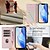 cheap Samsung Cases-Phone Case For Samsung Galaxy S24 Ultra Plus S23 S22 S21 S20 Ultra Plus FE A55 A35 A25 A15 5G A73 A53 A33 A23 A13 A72 A52 A42 A32 A22 A12 A02 S25 Ultra Wallet Case Magnetic with Wrist Strap Kickstand