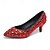 abordables Semi-formel-Femme Chaussures de mariage Chaussures habillées Mariage Soirée Etoile Chaussures de mariée Chaussures de demoiselle d&#039;honneur Ensemble assorti chaussures et sacs Strass Cristal Paillette Talon Bas