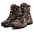 baratos Botas de combate-botas de caminhada camufladas masculinas para atividades ao ar livre – à prova d&#039;água, duráveis e leves com sola antiderrapante para caça e trekking