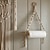 baratos Decoração de Parede-suporte de toalha ecológico multifuncional madeira algodão corda toalha rack de armazenamento para casa