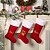 abordables Medias &amp; Sujetadores-Medias navideñas con letras personalizadas, medias de terciopelo rojo dorado de alta calidad con letras, medias navideñas con nombre hechas a mano, medias de regalo para mamá para Navidad