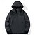billige Fleece og 3 i 1 jakker-Herre Dame Turjakke Vinter utendørs Vanntett Vindtett Forside Glidelås Lett jakke Hellengdes glidelås Camping / fotturer / grotting Svart Krystall Grønn Kakifarget Grå