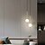 abordables Éclairages pour îlot-lampe à suspension nordique boule de verre lampe à suspension boule de verre chambre chevet longue ligne lampe suspendue restaurant décoration lampe cantine bar