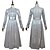 economico Orrore Classico-Sposa Fantasma Lydia Deetz Astrid Deetz Halloween Vestito Beetlejuice Film horror Bambini Adulti Per donna Ragazze Mascherata Festa / Sera Costumi di Halloween facili Vestirsi