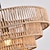 preiswerte Laternen-Design-Boho gewebter Kronleuchter Hängeleuchte Rattan Messing Pendelleuchte Korbholz Leuchte Naturholz 110-240v