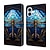 abordables Coques iPhone-téléphone Coque Pour iPhone 16 15 14 Pro Max Plus 13 12 11 Pro Max Mini Coque Arrière avec Support Antichoc Rétro faux cuir