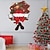 kerst kerstman muurstickers muurdecoraties muurstickers om cadeau te geven over muren voordelige Sticker-kerst kerstman muurstickers muurdecoraties muurstickers om cadeau te geven over muren