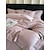 baratos Coleção de elite-Conjunto de cama com capa de edredom de 4 peças, 100% algodão orgânico, tecido macio e respirável, inclui capa de edredom e fronhas para um sono confortável