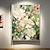 economico Quadri fiori/botanica-pittura a olio fatto a mano impressionismo dipinti floreali dipinti a olio fatti a mano fiori pittura astratta rosa fiore pittura paesaggio floreale arte murale tela pittura primaverile per soggiorno