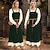 baratos Vestir-Retro Vintage Medieval Renascentista Até o Tornozelo Overdress Vestido Túnica Normal Viking Tubinho Decote V Fantasia Mulheres Viking Dia Das Bruxas Carnaval LARP Ren Faire Adulto Vestido Avental