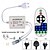 abordables Lampes néon led-Bande lumineuse LED étanche 360° ronde néon 5-30 m/16-100 pi, flexible et à intensité variable avec télécommande multimode, prise AC220 V UE/UK/AU