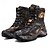 baratos Botas de combate-botas de caminhada camufladas masculinas para atividades ao ar livre – à prova d&#039;água, duráveis e leves com sola antiderrapante para caça e trekking