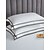 baratos Coleção de elite-Conjunto de cama com capa de edredom de 4 peças, 100% algodão orgânico, tecido macio e respirável, inclui capa de edredom e fronhas para um sono confortável