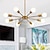 abordables Suspension-Lampe suspendue industrielle pour restaurant, tête à joint universel, douille d&#039;ampoule rotative réglable, luminaire de plafond industriel rétro, hauteur réglable 85-265 V