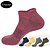 billiga herrstrumpor-Herr 5 par Multipack Socka Ankelstrumpor Lågt skurna strumpor Vardagliga strumpor Gul Rubinrött Färg Slät Sport &amp; Utomhus Dagligen Semester Grundläggande Medium Vår Höst Mode Ledigt