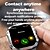 billige Smartwatches-iMosi G45 Smart Watch 1.81 inch Smartur Bluetooth Skridtæller Samtalepåmindelse Sleeptracker Kompatibel med Android iOS Herre Handsfree opkald Vandtæt Mediakontrol IP 67 41mm urkasse
