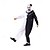 economico Orrore Classico-Arte il pagliaccio Halloween Costume Cosplay Mascherata Terrificante Cosplay Adulti Per uomo Per donna Halloween Carnevale Mascherata Performance Feste Halloween Costumi di Halloween facili Vestirsi