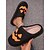 abordables Pour les femmes-Chaussons en polaire confortables sur le thème d&#039;Halloween pour femmes avec des motifs de citrouille et de crâne - chaussures d&#039;intérieur amusantes pour les fêtes d&#039;automne et d&#039;Halloween