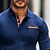 preiswerte Klassisches Poloshirt für Herren-Herren Poloshirt Golfpolo Strasse Geschäft Umlegekragen Gerippter Polokragen Langarm Modisch Basic Feste Farbe Patchwork Tasche Herbst Winter Jahreszeiten Regular Fit Armee-Grün Schwarz Marinenblau