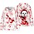 abordables Sweats à capuche-Halloween Michael Myers Sweat à capuche Imprime Art graphique Pour Couple Homme Femme Adulte Halloween Carnaval Mascarade Impression 3D Casual Quotidien