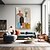 cheap Still Life Paintings-3D Oil painting handmade Beige Wabi Sabi oil painting hand painted Wall Art Black Beige pattle knife Painting Large Black orange oil painting Wall Art Beige Textured Painting for living room Decor