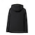 economico giacca sportiva-Per uomo Antivento Impermeabile Giacca con cappuccio Giacca anti-pioggia Giornaliero Da mare Impermeabile Antivento Tasche Autunno inverno Liscio Di tendenza Classico Con cappuccio Standard Nero