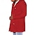abordables Manteaux &amp; vestes-Homme Caban Trench du quotidien Vacances Automne hiver 50% coton Chaud Vêtements d&#039;extérieur Vêtement Tenue Mode Classique Plein Poche Capuche Double Boutonnage