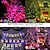 abordables Lumières intelligentes-Lampe LED intelligente Tuya contrôle par point intelligent lumière en cuir lumière de Noël étanche IP68 contrôlée par WiFi guirlande lumineuse LED colorée alimentation USB avec télécommande