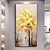 cheap Oil Paintings-Hand Painted Abstract Landscape Handmade Oil Painting On Canvas Large Flower Tree Wall Decor Modern Wall Art Home Decor No Frame