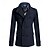 abordables Manteaux &amp; vestes-Homme Caban Trench du quotidien Vacances Automne hiver Polyester Chaud Vêtements d&#039;extérieur Vêtement Tenue Mode Classique Plein Poche Mao Double Boutonnage