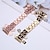 baratos Pulseiras de Apple Watch-Pulseira de joias Compatível com Pulseira Apple Watch 38mm 40mm 41mm 42mm 44mm 45mm 49mm cadeia dupla Luxo Ajustável Lega pulseira de substituição para iwatch Ultra 2 Series 9 8 7 SE 6 5 4 3 2 1
