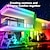 baratos Luzes de Casa Inteligente-Luz de Cabo LED Downlights Luzes Eternidade Luzes Exteriores Permanentes com Aplicativo  Controle Remoto de 2.4G Luzes Eaves RGBIC À Prova d'Água Casa Teto para  30LEDs 50ft Extensível